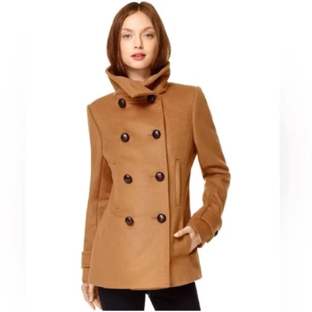 Aritzia Babaton Howell Wool Cashmere Pea Coat